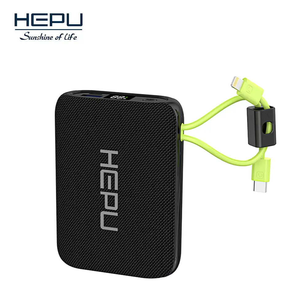 Hepu Mini Powerbank 20000mAh HP-235 Noir - 22,5W Charge Super Rapide